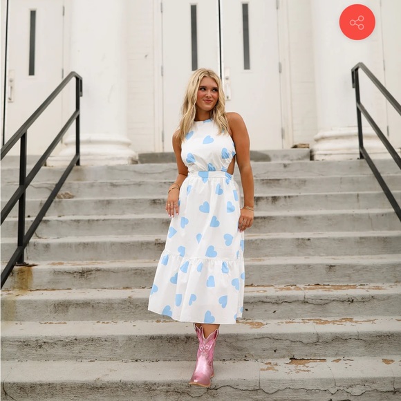 English factory heart dress - Picture 1 of 2